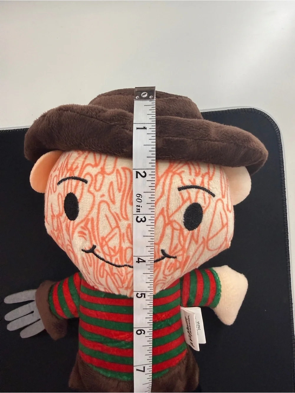 Nightmare On Elm Street Plush Toy Freddy Krueger Squeaky Dog NWOT 9”